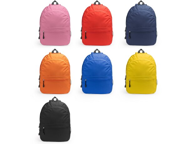 Mochila infantil poliéster 600D Wilde Negro detalle 2