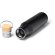 Botellas de acero inoxidable con tapa de bambú Meyer 550ml Negro detalle 2
