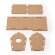 Casa pájaros Manik natural en MDF Crudo detalle 1