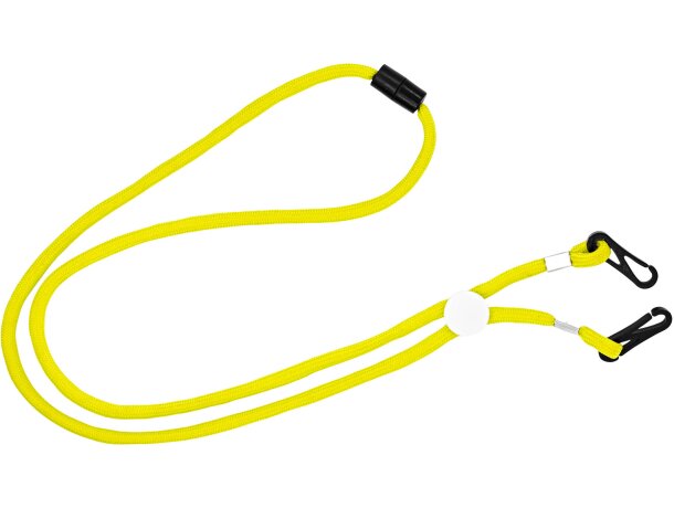 Lanyard HOLDE Amarillo detalle 5