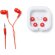 Auriculares con conexion jack 3.5 de plástico Aoki Blanco detalle 2