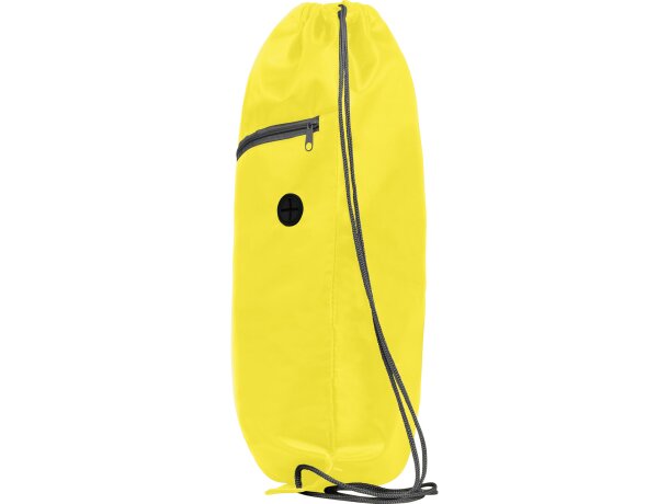Mochila de cuerdas personalizada poliéster 70 g/m2 Ninfa Amarillo detalle 14