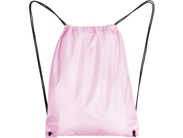 Mochila de cuerdas de poliéster 210D multiusos 70 g/m2 Rosa claro detalle 10