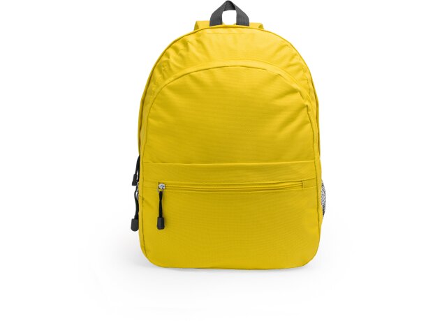Mochila infantil poliéster 600D Wilde Amarillo detalle 7