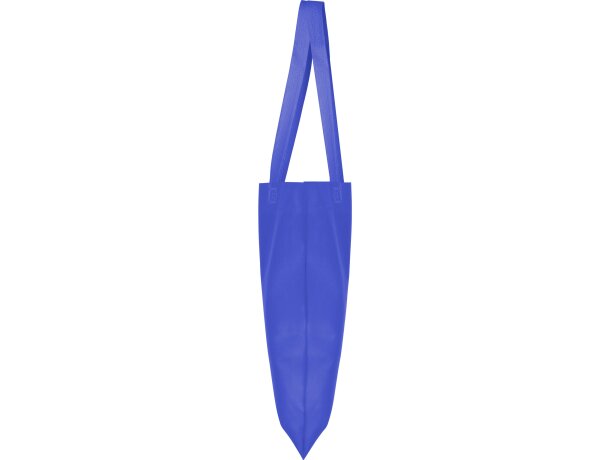 Bolsa tejido no tejido polipropileno sin fuelle 80 g/m2 Azul electrico detalle 43