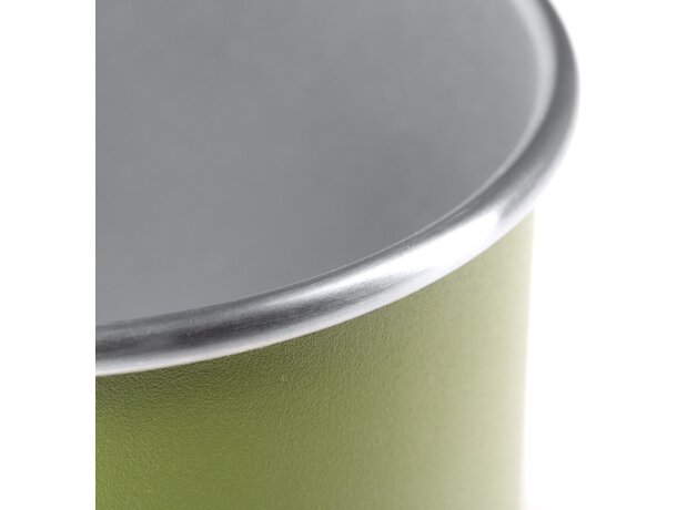 Taza Dunas acero inoxidable 304 reciclado 350ml powder coating Blanco detalle 2