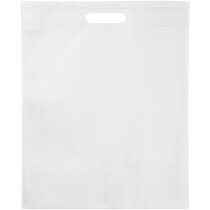 Bolsa non woven publicitaria 80g/m² termosellada asa troquelada 34x43