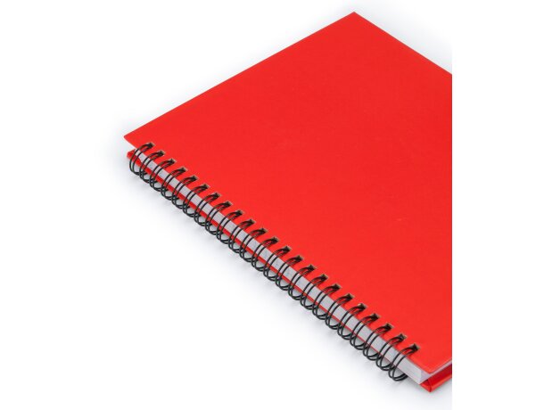 Libretas con anillas tapas de color cartón reciclado Valle Negro detalle 1
