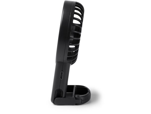 Ventilador de mano Giza con batería recargable y ABS reciclado Blanco detalle 2