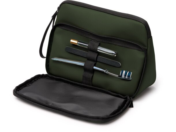 Neceser Ronda con paneles acolchados y separadores elásticos Negro detalle 1