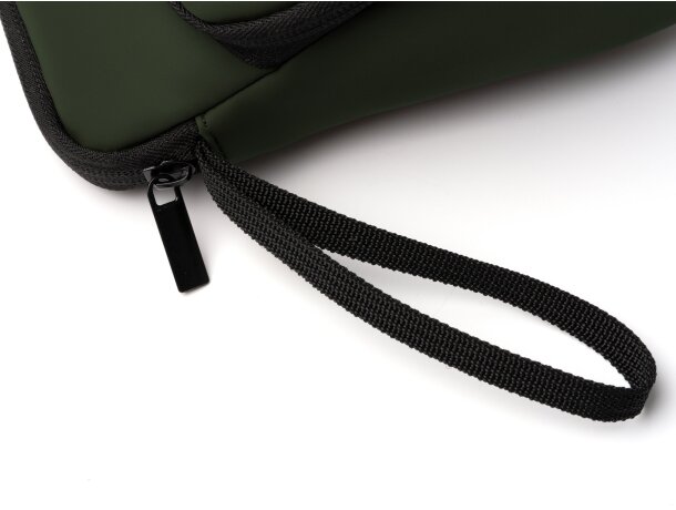 Neceser Ronda con paneles acolchados y separadores elásticos Negro detalle 2