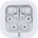 Auriculares con conexion jack 3.5 de plástico Aoki Blanco detalle 5