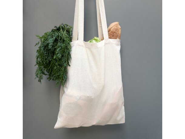Bolsa de algodón personalizable 180 g/m2 Zenith Crudo detalle 2