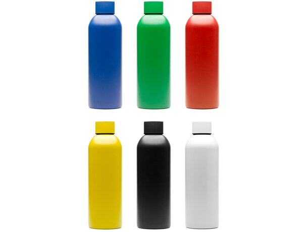 Botellas de acero baratas gran capacidad 800ml Magun Blanco detalle 2