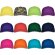 Gorras béisbol cierre velcro de algodón 260 g/m2 Panel Blanco detalle 3