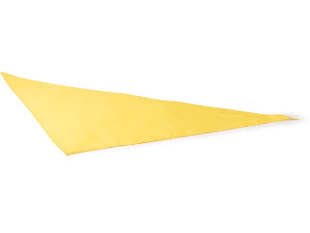 Pañuelo Jarana triangular algodón poliéster para eventos Blanco detalle 3