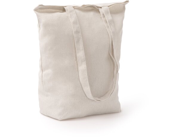 Bolsa de la compra personalizada en poliéster Dashi Beige detalle 2