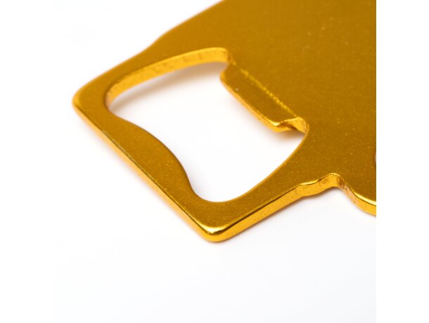 Llavero abridor Artois de aluminio reciclado Negro detalle 1