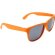 Gafas de sol serigrafiadas con montura en acabado mate y uv400 en pp Ariel Naranja detalle 13