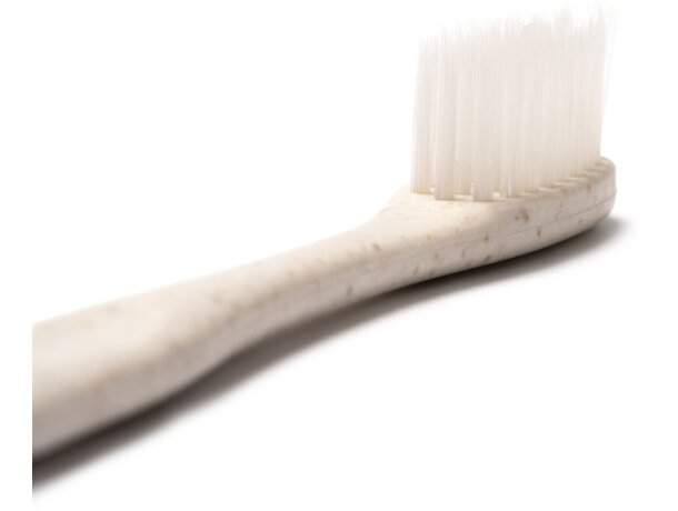 Cepillo de dientes Lemar en fibra de trigo con cerdas suaves Crudo detalle 2
