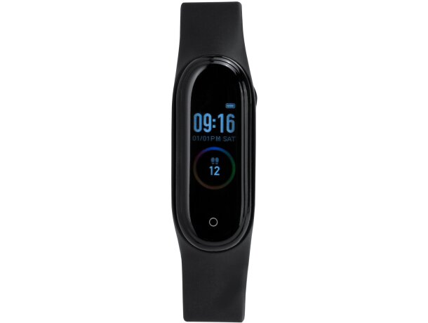 Reloj inteligente de actividad de silicona Draco Negro detalle 7