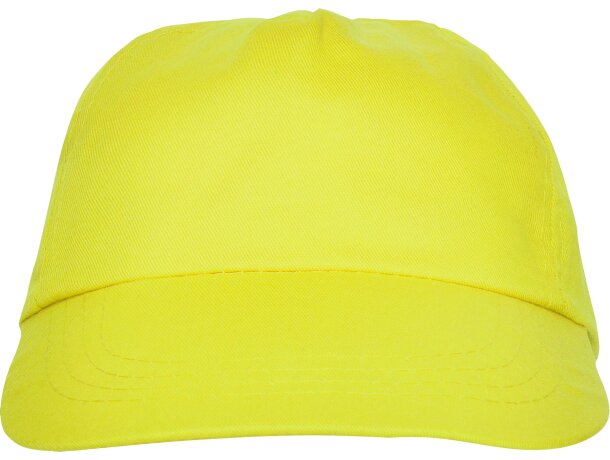 Gorra básica con logo a personalizar Amarillo detalle 12