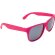 Gafas de sol serigrafiadas con montura en acabado mate y uv400 en pp Ariel Fucsia detalle 15