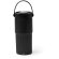 Vaso Tumbat acero inoxidable reciclado 600ml con pajita Negro
