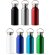 Botella de acero con tapa de bambu y asa metalica plegable 500ml Tiset Blanco detalle 4