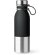 Botella de acero con acabado mate bicolor 850ml Alke Negro detalle 7