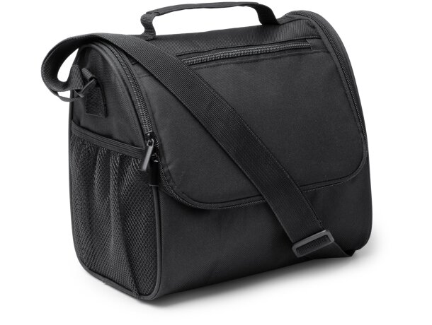 Nevera portátil Gavins con aislamiento térmico y RPET reciclado Negro vigore detalle 3