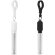 Pajita ecologica personalizable Ladas extensible reutilizable acero inoxidable 304 Blanco detalle 2