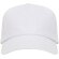 Gorras béisbol con cierre ajustable velcro de algodón 170 g/m2 Uranus Blanco detalle 5