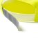 Gorra de béisbol barata poliéster Balder Amarillo fluor detalle 2