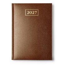 Agenda Selkis con cubierta de polipiel acolchada