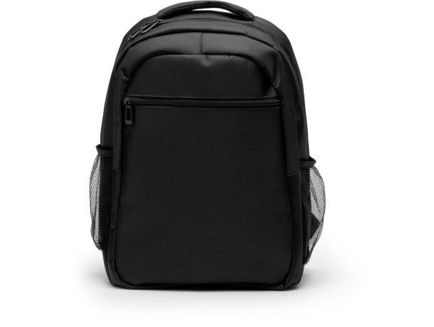 Mochilas para pc 15 corporativas en nylon reciclado Rubix Negro detalle 6
