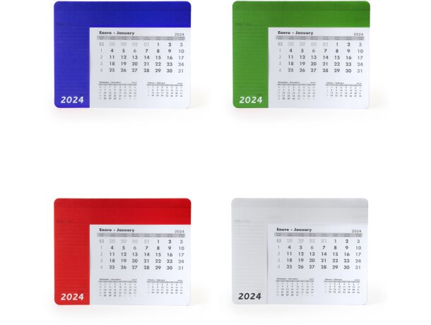 Alfombrilla ratón calendario Serbal hojas arrancables Blanco detalle 1