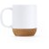 Taza cerámica económica con base corcho Rosella
