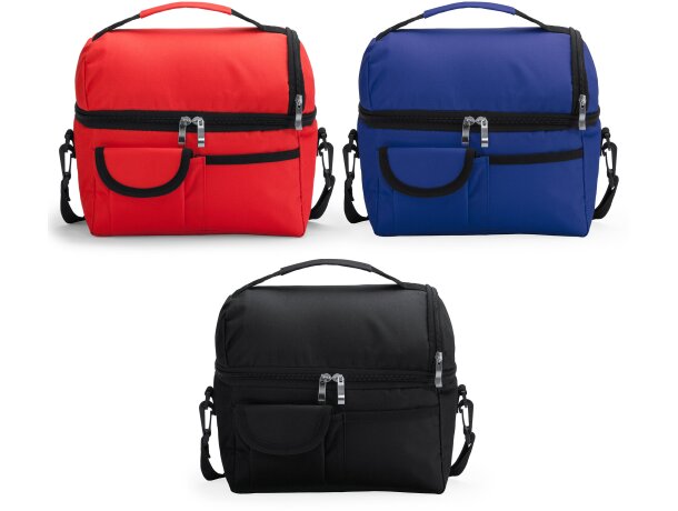 Bolsas térmicas poliéster Grulla urbana Negro detalle 3