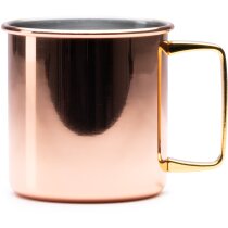 Taza Liria cobre grabada vintage personalizable