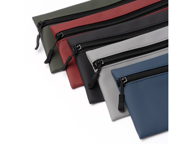 Estuche Selvax de PU con cremallera para organización diaria Negro detalle 4