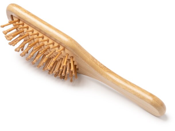 Peine Jener Natural de bambú para cuidado del cabello Crudo detalle 2