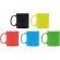 Tazas para serigrafiar de cerámica Walax Negro detalle 2