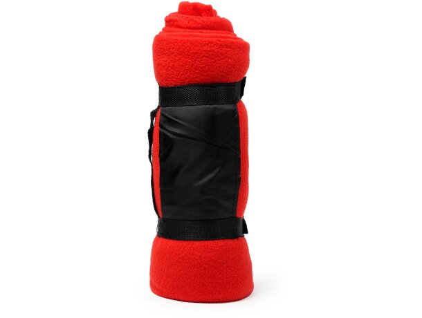 Manta polar poliéster 200 g/m2 Daneris Rojo detalle 9