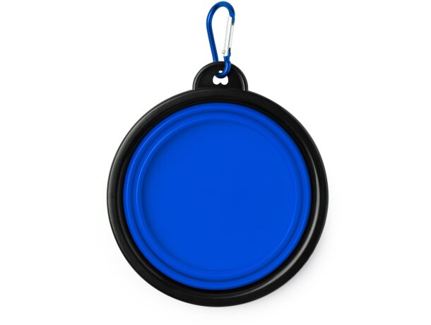 Comedero con mosquetón de caucho tpr Shira Rojo detalle 7