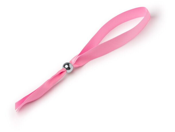 Pulseras de publicidad poliéster Fete Blanco detalle 3