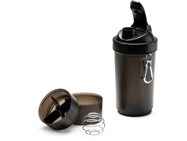 Vaso shaker Reily acero inoxidable con agitador 800ml Negro detalle 1