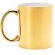 Tazas en plata y oro de cerámica Zala Oro detalle 10