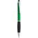 Bolígrafo con puntero táctil original de plástico metalizado tinta azul Semenic Verde helecho