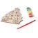 Set navidad Candel árbol madera con pinturas y pincel Arbol detalle 3